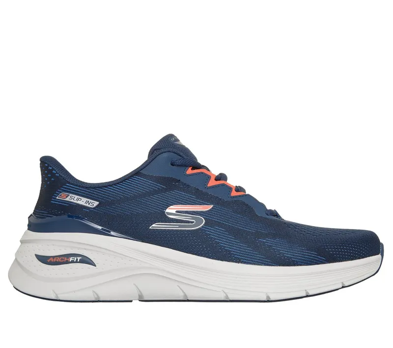 Skechers Slip-ins: Arch Fit 3.0 – Fiddow Sneaker Marine/Orange