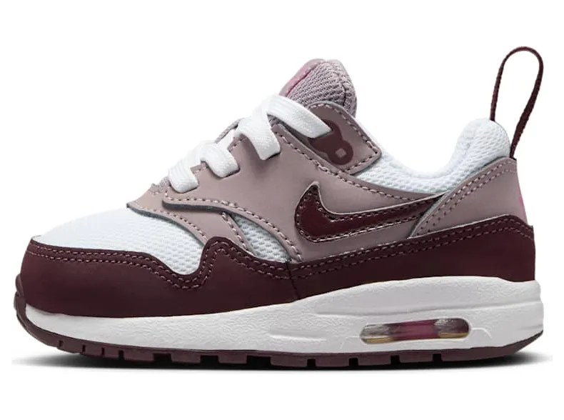Nike Air Max 1 EasyOn “White / Light Violet Ore / Playful Pink / Burgundy Crush” (DZ3309-112)