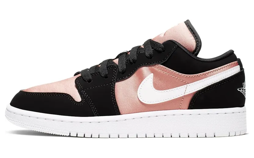 Jordan 1 Low Black White Rose Gold (GS)