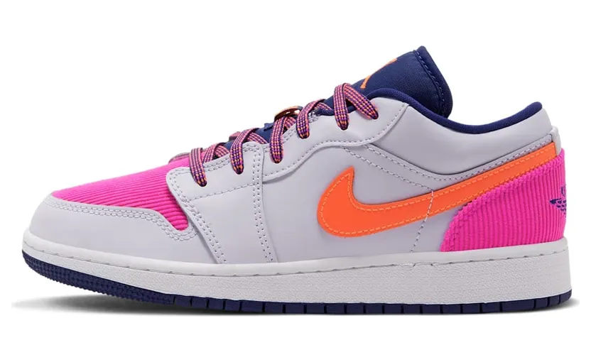 Jordan 1 Low Pink Corduroy (GS)