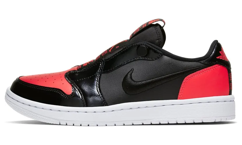 Jordan 1 Low Slip Black Hot Punch (W)