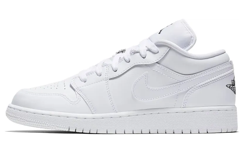 Jordan 1 Low White Black Wings