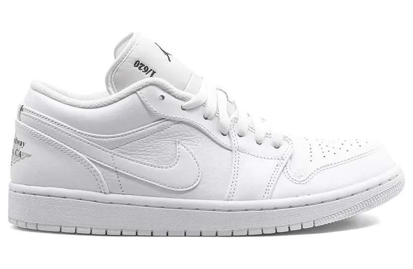 Jordan 1 Low White to Red (JumpmanLA Exclusive)