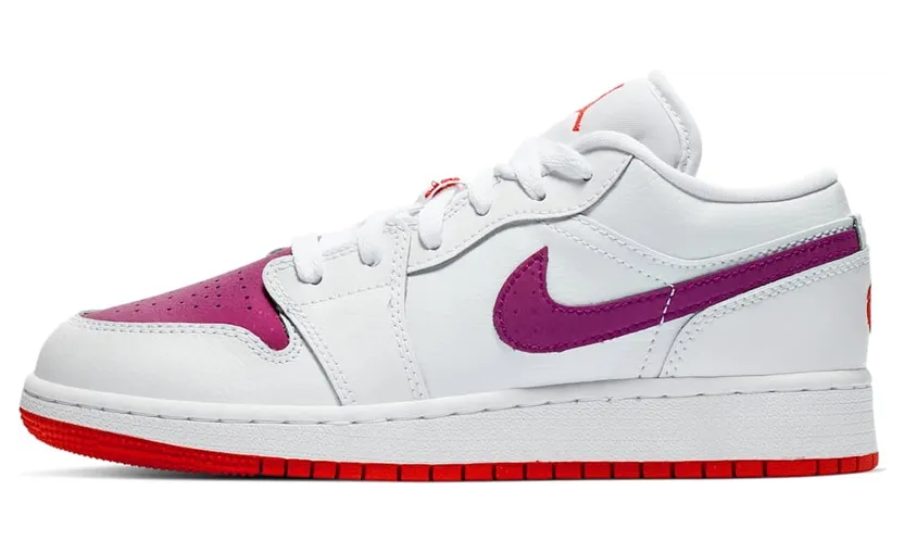 Jordan 1 Low White True Berry (GS)