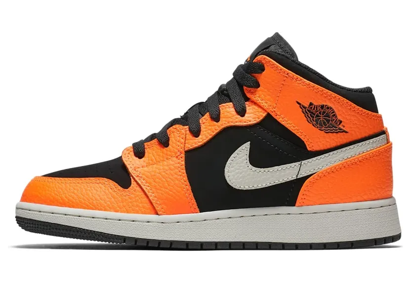 Jordan 1 Mid Black Cone (GS)