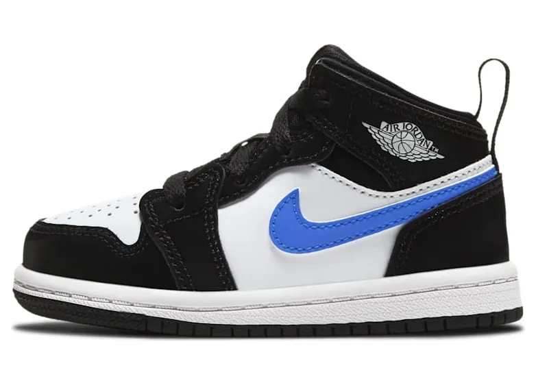 Jordan 1 Mid Black Racer Blue White (TD)