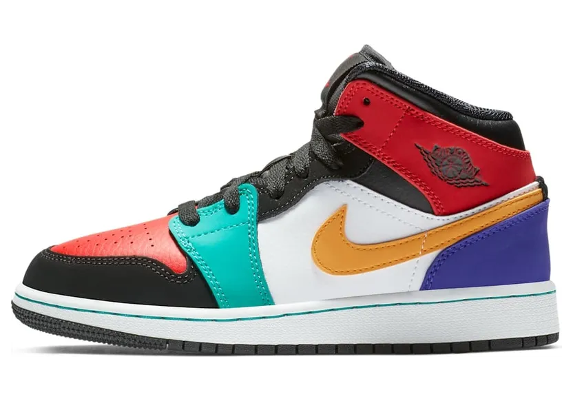 Jordan 1 Mid Bred Multi-Color (GS)
