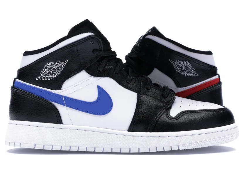 Jordan 1 Mid Multi-Color Swoosh (GS)