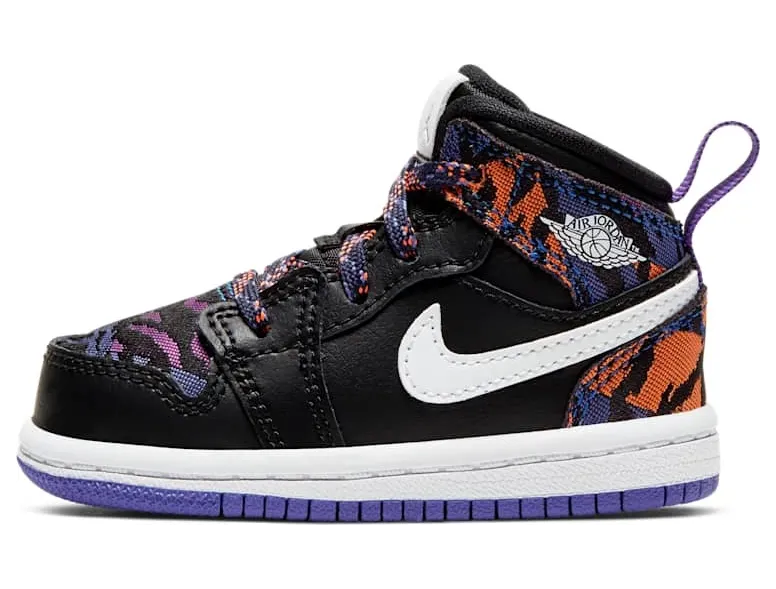 Jordan 1 Mid Multi-Color Tiger Stripe (TD)