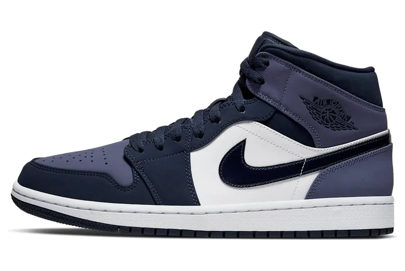 Jordan 1 Mid Obsidian Sanded Purple (554724-445)