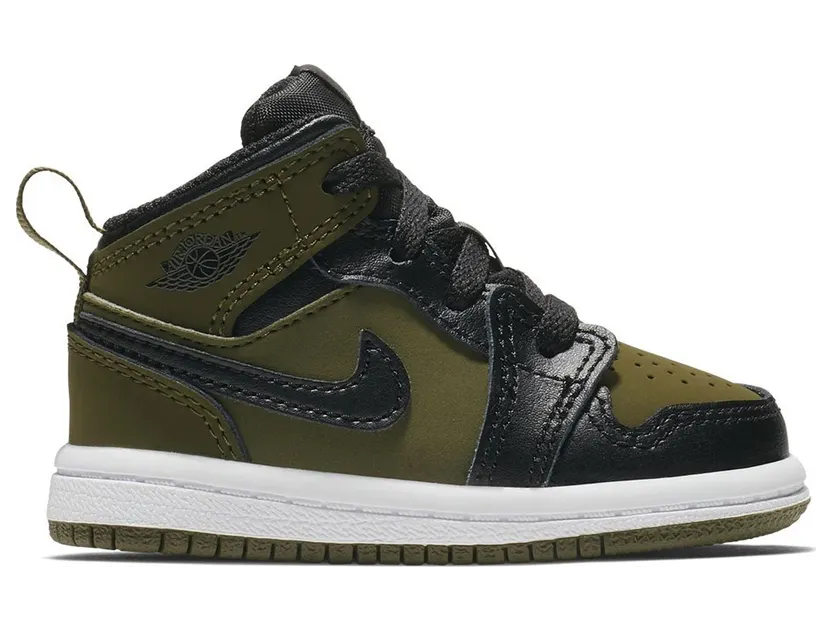 Jordan 1 Mid Olive Canvas (TD)