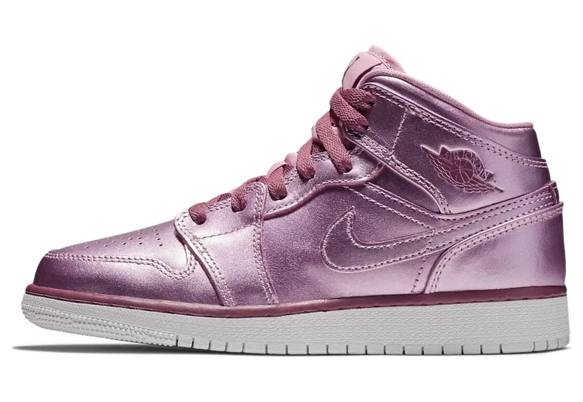 Jordan 1 Mid Pink Rise (GS)