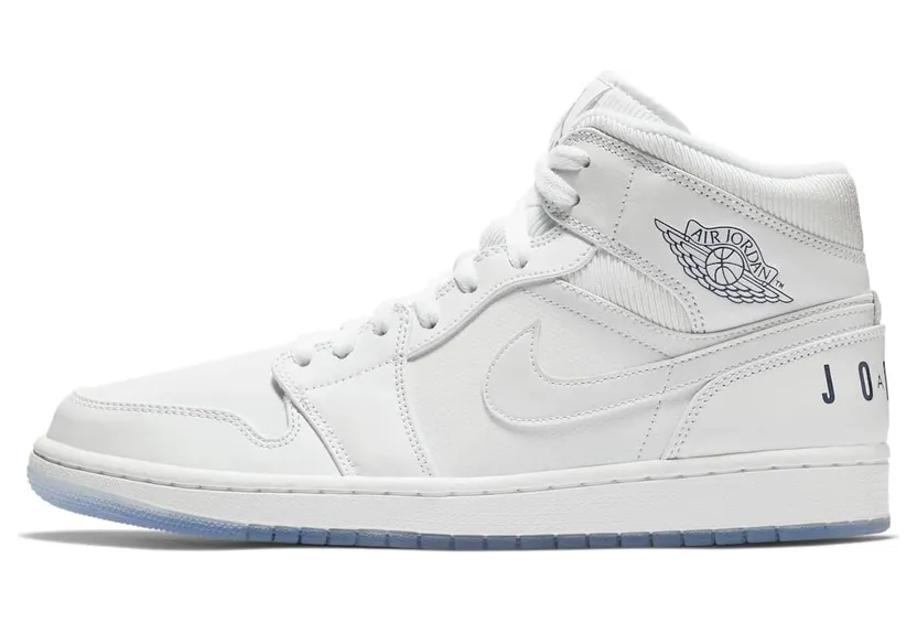 Jordan 1 Mid Pure White (BQ6578-100)