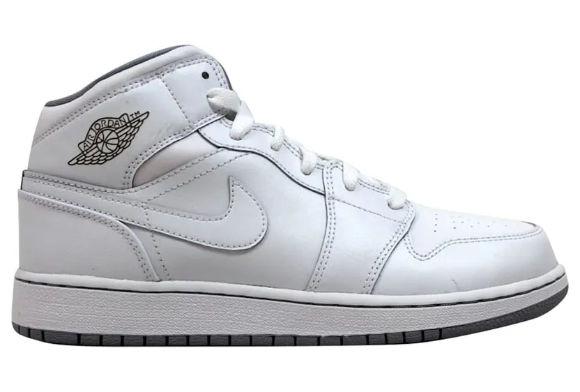 Jordan 1 Mid White (GS)