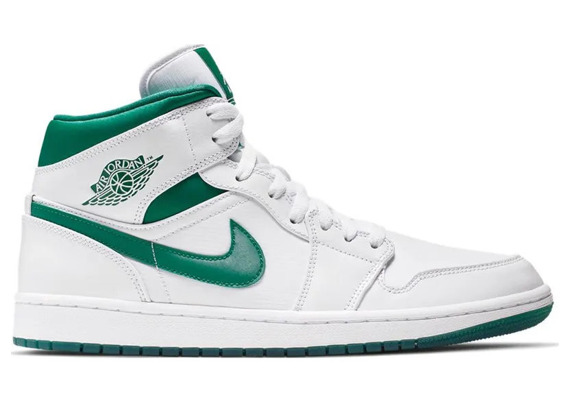 Jordan 1 Mid White Mystic Green (CD6759-103)