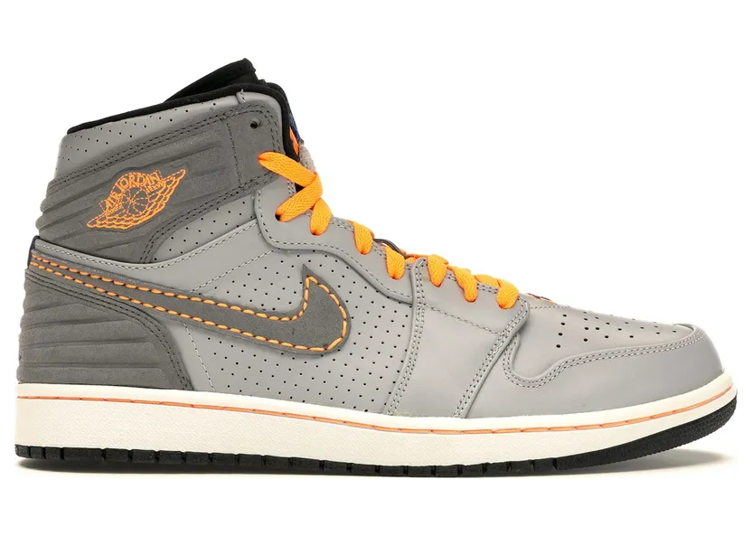 Jordan 1 Retro 93 Wolf Grey Orange (580514-045)