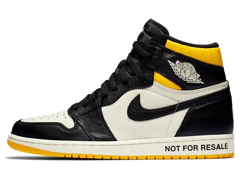 Jordan 1 Retro High “Not for Resale” Varsity Maize (861428-107)
