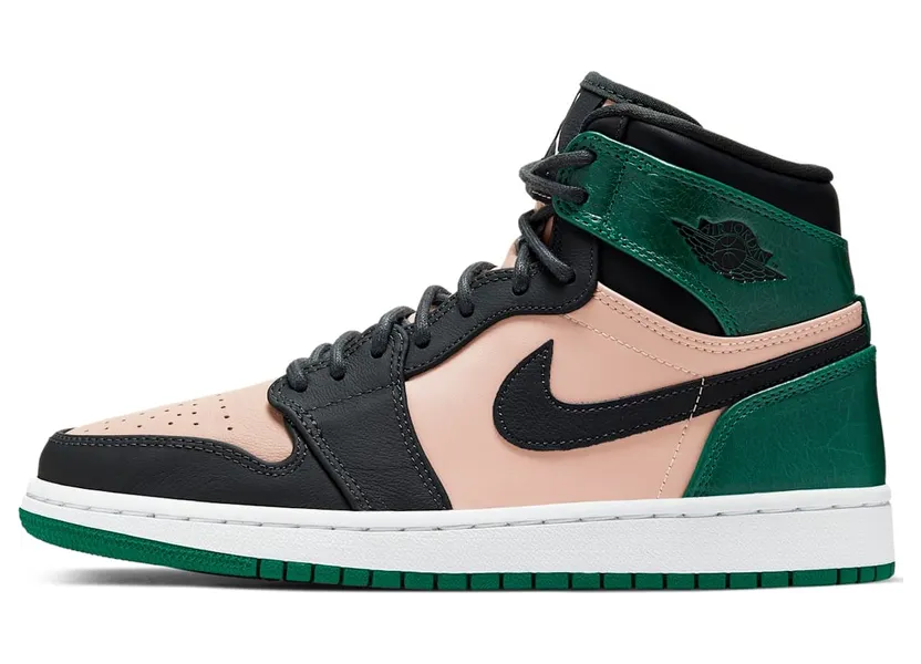 Jordan 1 Retro High Bio Beige Anthracite Mystic Green (W)