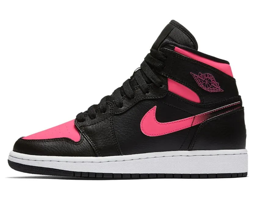 Jordan 1 Retro High Black Hyper Pink (GS)