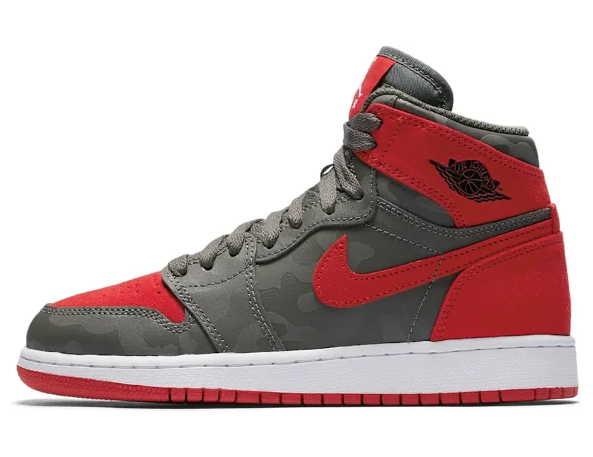 Jordan 1 Retro High Camo 3M Bred (GS)
