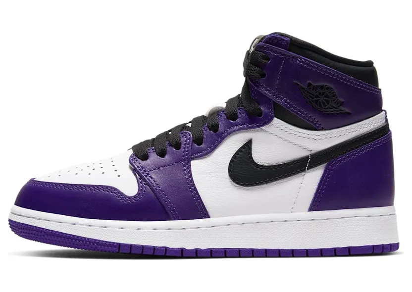 Jordan 1 Retro High Court Purple White (GS)