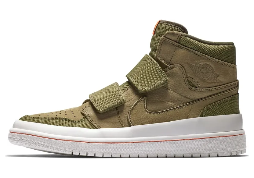 Jordan 1 Retro High Double Strap Olive Canvas (AQ7924-305)