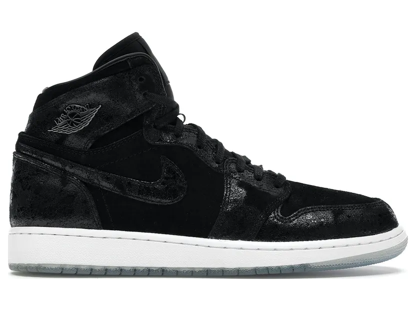 Jordan 1 Retro High Heiress Black Suede (GS)