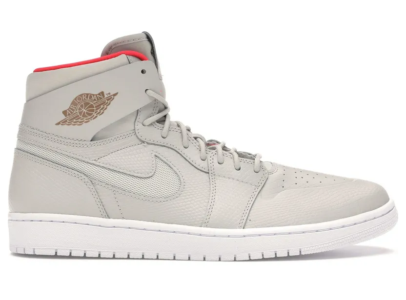 Jordan 1 Retro High Nouveau Pure Platinum Bright Crimson (819176-050)