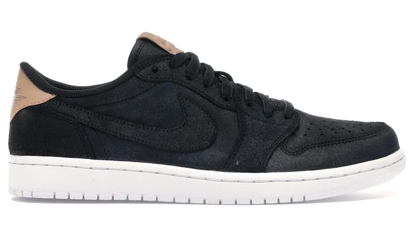Jordan 1 Retro Low OG Black Vachetta (905136-010)