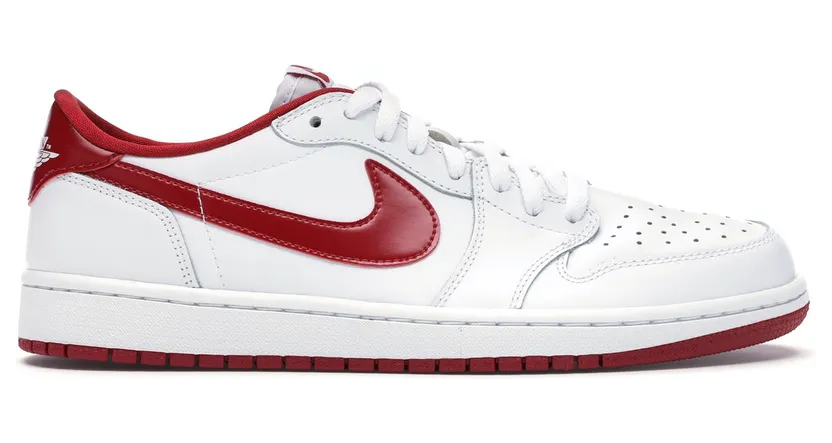 Jordan 1 Retro Low White Varsity Red (705329-101)