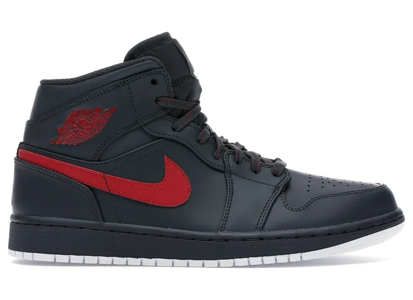 Jordan 1 Retro Mid Anthracite Gym Red (554724-045)
