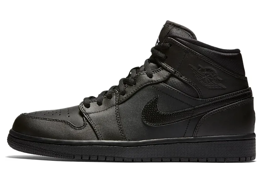 Jordan 1 Retro Mid Black (2017)