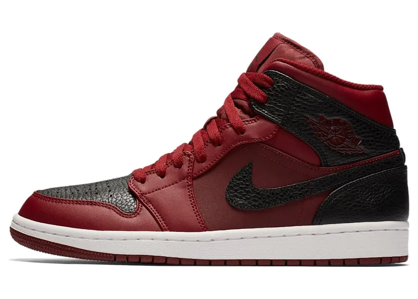 Jordan 1 Retro Mid Team Red Black (554724-601)