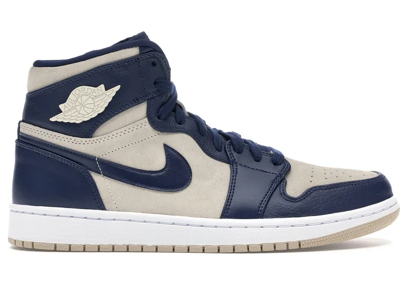 Jordan 1 Retro Premium Midnight Navy Light Cream (W)