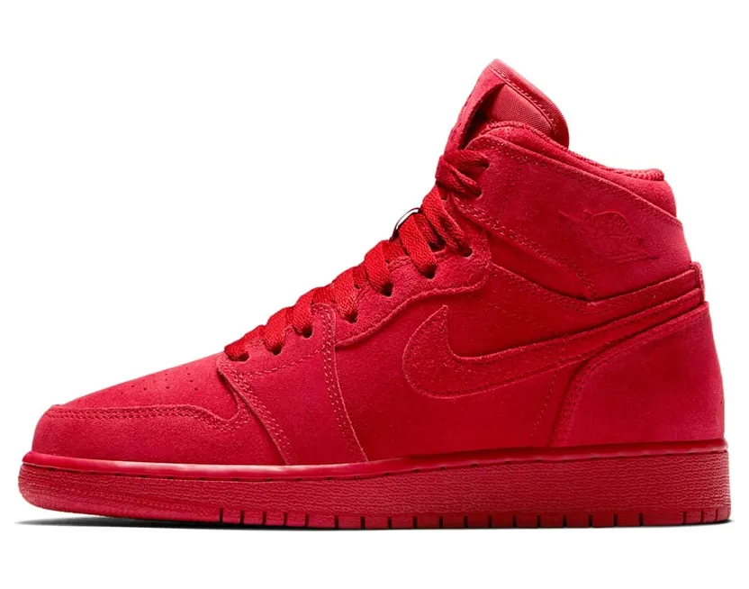Jordan 1 Retro Red Suede (GS)