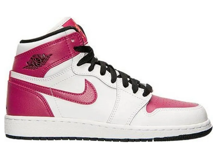 Jordan 1 Retro White Sport Fuchsia (GS)