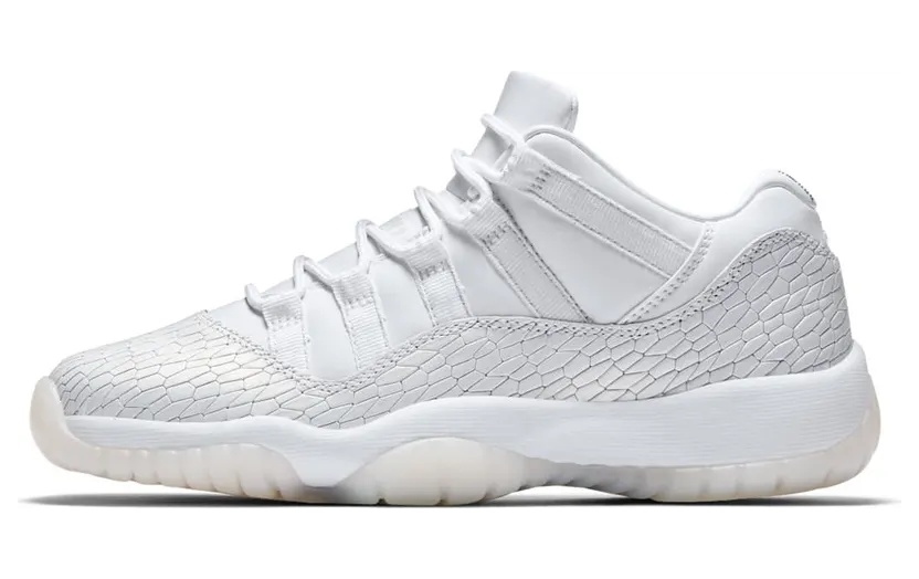 Jordan 11 Retro Low Heiress Pure Platinum (GS)