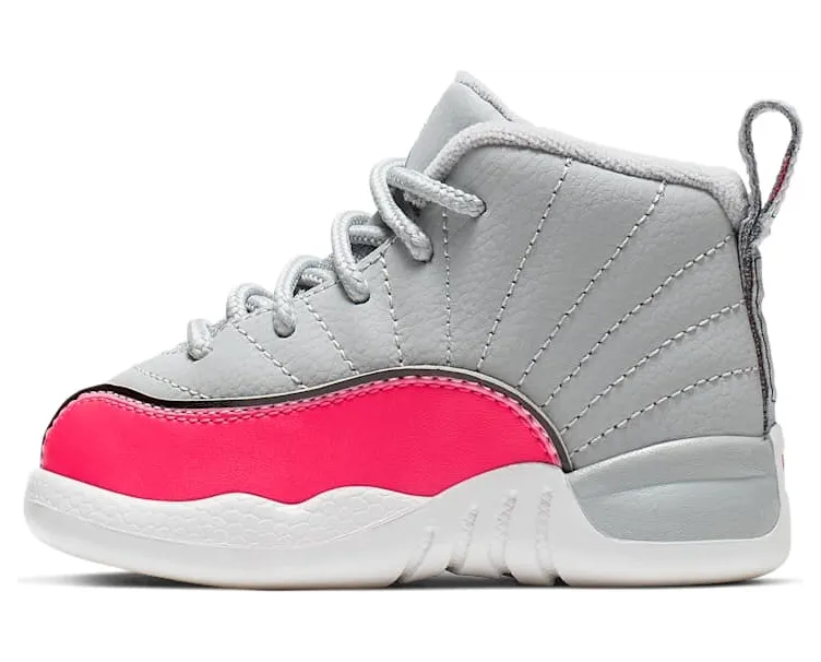 Jordan 12 Retro Wolf Grey Racer Pink (TD)