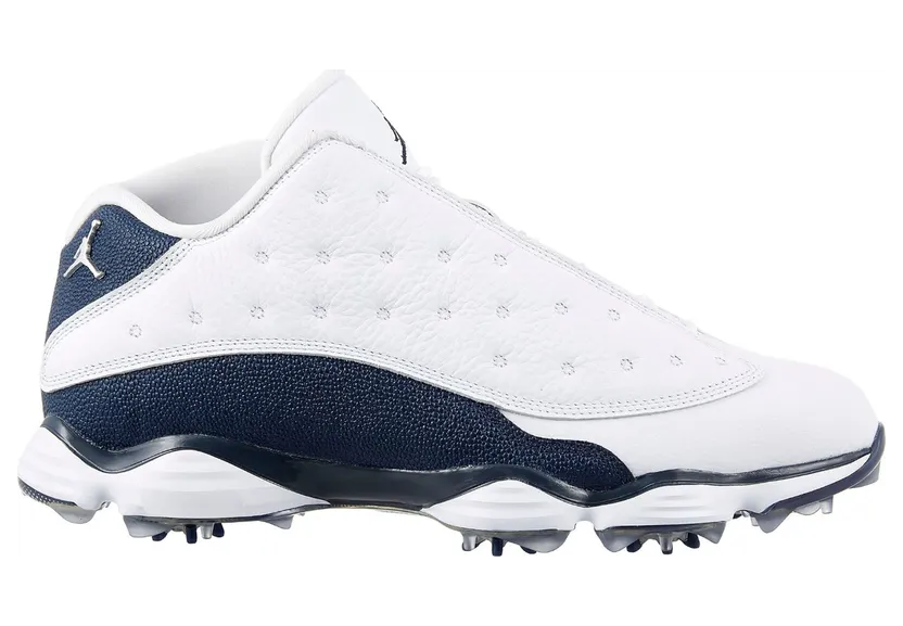 Jordan 13 Retro Golf White Navy Blue (917719-100)
