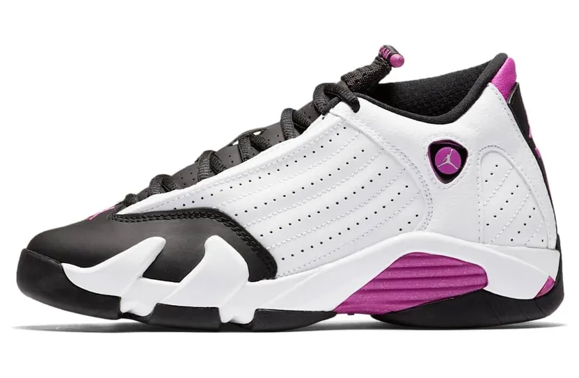 Jordan 14 Retro Fuchsia Flash Black Toe (GS)