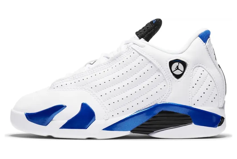 Jordan 14 Retro White Hyper Royal (PS)