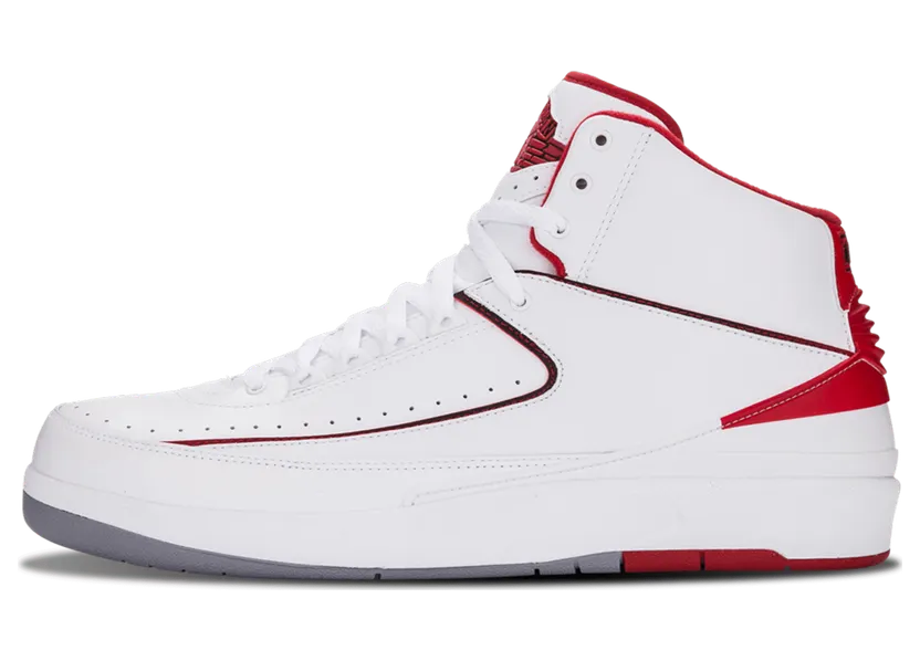 Jordan 2 Retro White Red (2014)