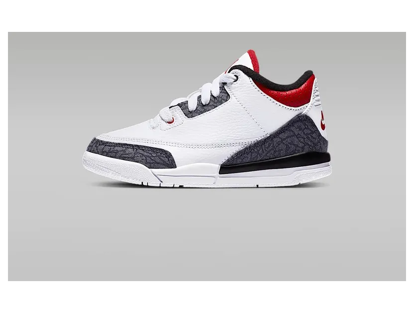 Jordan 3 Retro SE Fire Red Denim (PS)