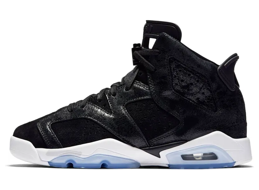 Jordan 6 Retro Heiress Black Suede (GS)