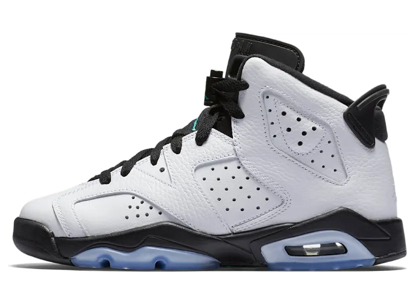 Jordan 6 Retro White Jade Black (GS)