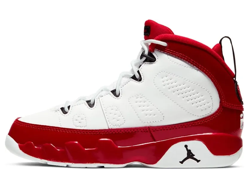Jordan 9 Retro White Gym Red (PS)