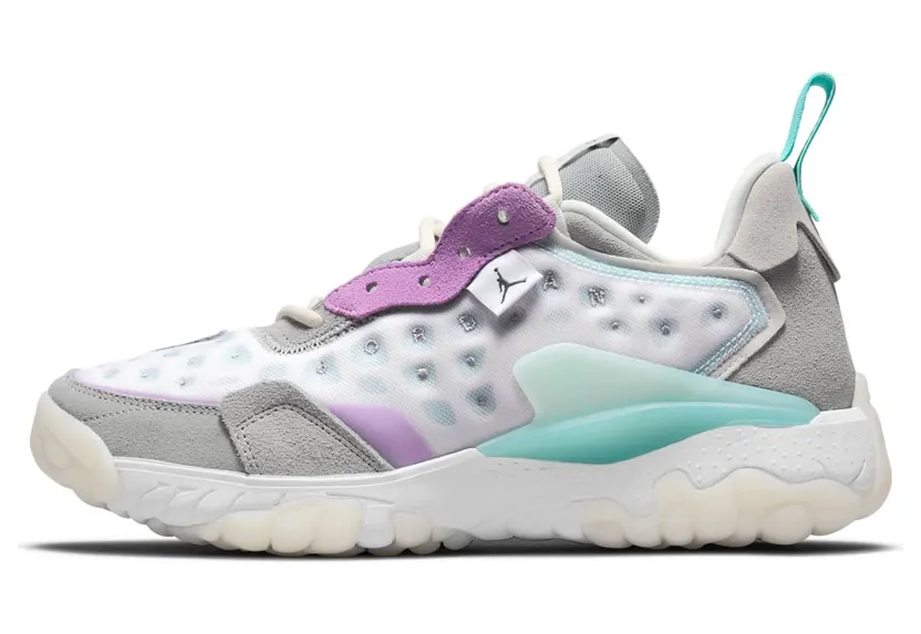Jordan Delta 2 Grey – “White / Aqua / Purple” (CV8121-002)