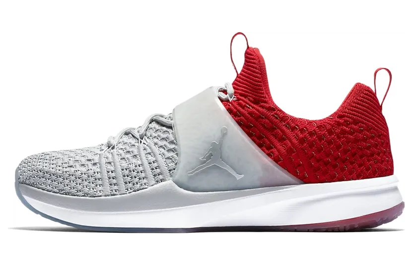 Jordan Trainer 2 Flyknit Wolf Grey Gym Red (921210-004)