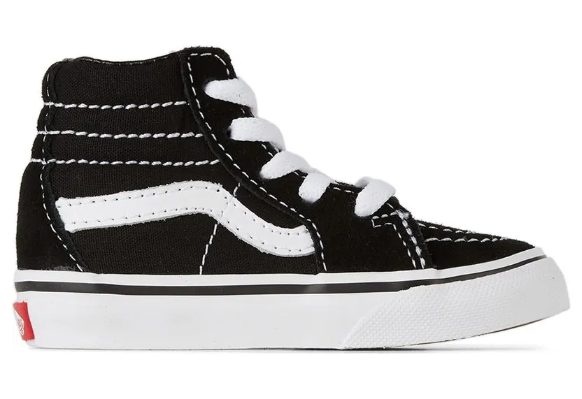 Vans Baby Black & White Sk8-Hi Black/True (T VN0A3TFX6BT)