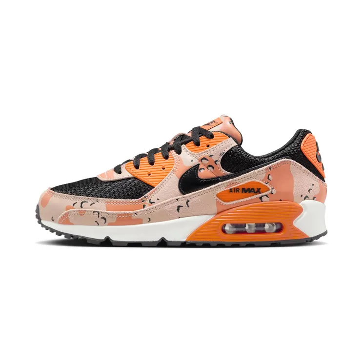 Nike Air Max 90 Premium “Bio Beige / Safety Orange / Phantom / Black” (IF1721-201)